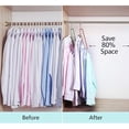 thumbnail image 2 of Perchas mágicas para ahorrar espacio, organizador de armario inteligente multifuncional, percha en cascada para ropa de guardarropa de primera calidad, 9 ranuras, diseño innovador para ropa pesada,, 2 of 6