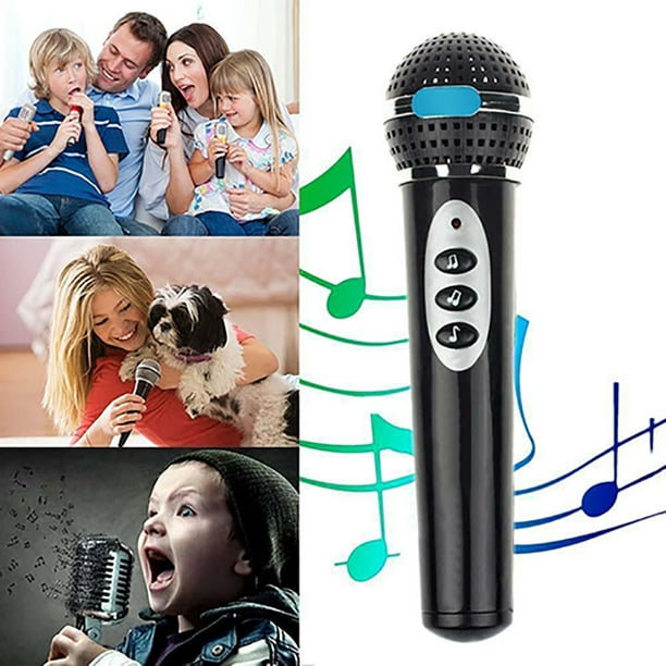 Visland Enfants Filles Garçons Microphone Micro Karaoké Chant Enfants Drôle Musique Jouet Cadeau