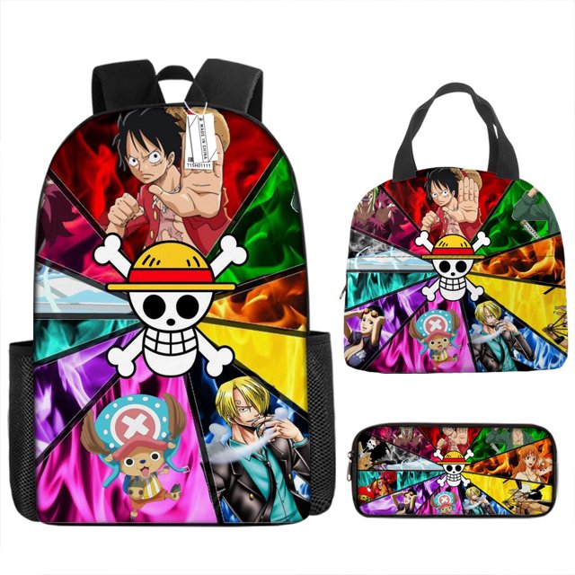 Nautical King Schoolbag, Luffy Backpack, Student Backpack-week