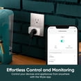 thumbnail image 5 of Smart Plug by Wyze Lifestyle, 2.4GHz Smart Home Wi-Fi Plug Outlet Compatible with Alexa, Google Assistant, IFTTT, 15 A, Remote Control, No Hub Requir, 5 of 5