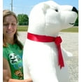 thumbnail image 3 of Big Plush Giant Stuffed Polar Bear 42 Inches, White, New, 3 of 10