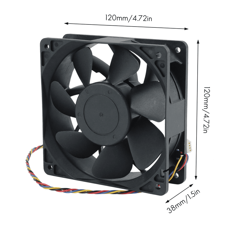 Bitmain Fan Buy 5X 6000RPM 12V Cooling Fan for Bitmain Antminer S7/S9/T9/T9+/L3 /L3 ...
