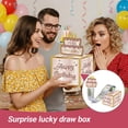 thumbnail image 4 of Birthday Money Box for Cash Gift Pull, Surprise Gift Boxes for Money, Money Holder Box with Pull Out Happy Birthday Card and 50Pcs Transparent Bags, Money Gift Ideas for Kids and Adults, 4 of 11