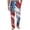 Deep Red #31, variant on 250 Year American Anniversary Pants for Men Elastic Waist Red White and Blue Freedom Pajama Pants Usa Star Stripes American Birthday Trousers with Pockets White 2XL