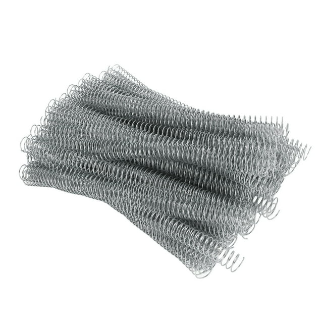 19mm Spiral Binding Coils, 4:1 Pitch, 48 Loops, 170 Sheets, A4 Size, 100 Pack, for Engineer Files, Office Documents, Presentations, with 360 Degree Page Rotation Function