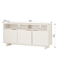 thumbnail image 5 of Better Homes & Gardens Lillian Fluted TV Stand for TVs up to 70", White Finish, 5 of 9