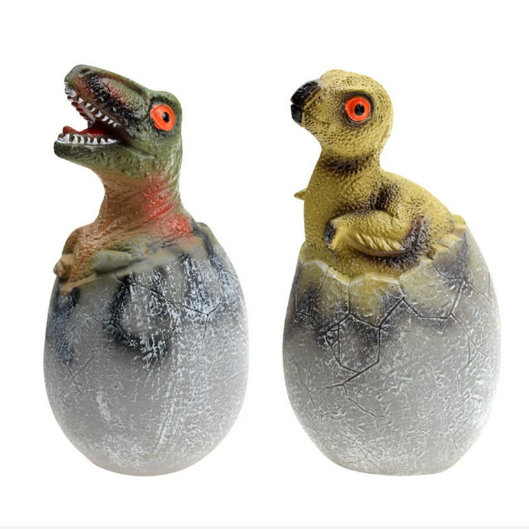 YDxl Lovely T-rex Triceratops Dinosaur Egg PVC Model BB Device Development  Kids Toy Pterodactyl. 