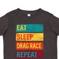 thumbnail image 4 of Inktastic Drag Racing Eat Sleep Drag Race Repeat Boys or Girls Toddler T-Shirt, 4 of 5