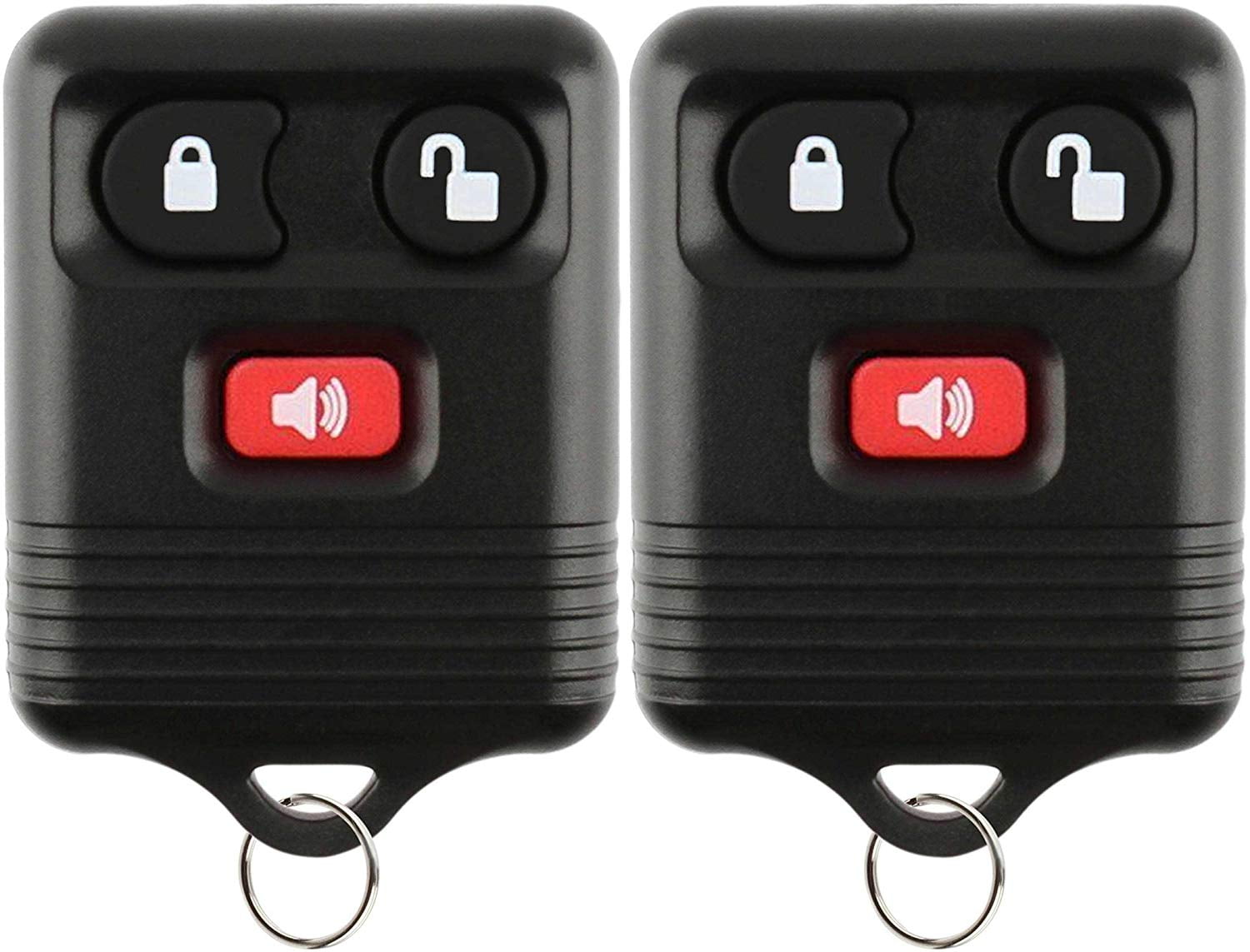 KeylessOption Keyless Entry Remote Control Car Key Fob Alarm for Ford