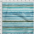 thumbnail image 4 of oneOone Polyester Spandex Turquoise Blue Fabric Stripes Sewing Craft Projects Fabric Prints By Yard 56 Inch Wide, 4 of 4