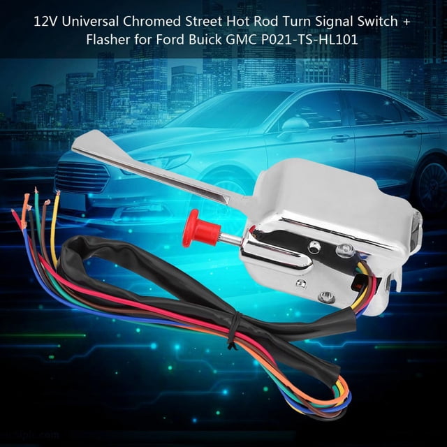 Car Hot Rod Turn Signal Switch, Plastic P021-TS-HL101 Replacement For For Repair