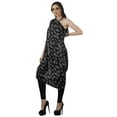 thumbnail image 4 of Moomaya Robe Kurti Sans Manches à une Épaule Imprimée pour Femmes, Vêtement de Créateur Boho pour Fête, 4 of 7