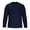 #Dark Blue, variant on DPTALR Men's Casual Solid Color Round Neck Long Sleeve Sweater,Army Green,XXL