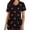 Black-2, variant on Scrubs for Women V Neck Short Sleeve Heart Printed Nursing Uniform Valentines Day Nursing Tops with Pockets