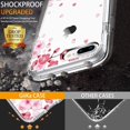 thumbnail image 3 of FYBTO Étui iPhone 8 Plus, Étui iPhone 7 Plus avec Protecteur d'Écran, Étui Protectrice Transparente Robuste Florale pour Filles Femmes Étui Rigide PC avec Pare-Chocs TPU pour iPhone 8 Plus, Petit, 3 of 7