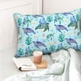 thumbnail image 3 of Sea Turtle Pillow cases pillow covers Standard Size pillow case pillow protector, Soft ,with Zipper pillowcase 20"x30", 3 of 7