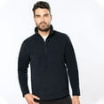 thumbnail image 2 of Kariban Mens Enzo 1/4 Zip Fleece Top, 2 of 3