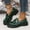 #045-Green, variant on Wowcloth Chunky Sole Loafers for Women – Stylish Slip-On Casual Shoes with British-Inspired Design for Everyday Wear