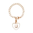 thumbnail image 1 of Breloques Lettres pour Gobelets Poignée d'Identification Initiale en Forme de Cœur Accessoires Idée Réfléchie, 1 of 5