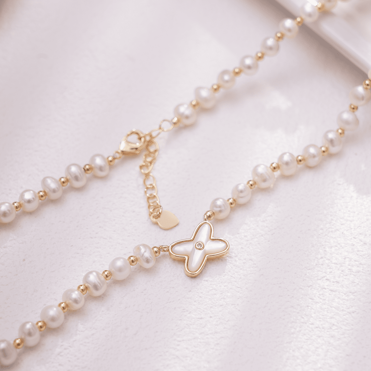 Butterfly Pearl Shell Pendant Necklace for Women,Freshwater Pearls & Natural Shell, Adjustable Bridal Wedding Prom Engagement Birthday Jewelry Gift