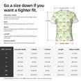 thumbnail image 4 of Bixox Men's Frogs and Dragonflies Printed Short Sleeve Skinny Athletic T-Shirt, 4 of 6