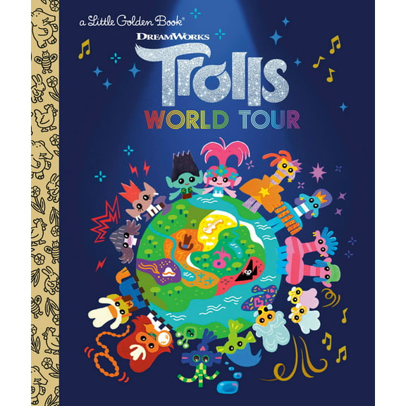 Little Golden Book: Trolls World Tour Little Golden Book (DreamWorks Trolls World Tour) (Hardcover)