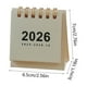 thumbnail image 3 of pstuiky Calendario de escritorio pequeño 2026, estilo vintage, mini calendario pequeño, adorno de escritorio, calendario de espiral portátil para estudiantes, planificador, 2026, 3 of 6