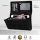 thumbnail image 4 of Cartera Grande Con Pliegues Negra, 4 of 4