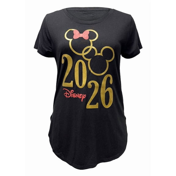 Disney Mickey Mouse Icon 2026 Junior Tunic Top, S-2XL (Women's)