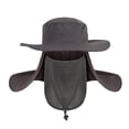 thumbnail image 1 of Sun Protection Hat Fishing Hats Nylon Mens Sun Hat Fast Drying Waterproof Nylon Breathable Mesh Detachable Veil Sun Protection Hat For Outdoor Fishing Camping, 1 of 8