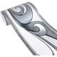 thumbnail image 3 of ELLE.Decorative Wall Sticker Wave Pattern Silver Gray 10 cm x 9 m, 3 of 5