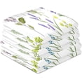 thumbnail image 4 of GZHJMY Wild Flowers Kitchen Towels Set of 4, Ultra Soft Absorbent Dish Towels Bathroom Hand Towels Reusable Cleaning Cloths Tea Towels 28 x 18 Inch, 4 of 7