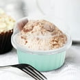 thumbnail image 2 of Dessert Cups with Lids, 100pcs 4 Colors Mixed Foil Cupcake Containers, 5oz 125ml Disposable Aluminum Foil Pans Ramekins, Baking Cups, Muffin Cupcake Liners with Lids, 2 of 5