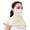 Beige, variant on Outdoor Sun Protective Scarf Lightweight Breathable Summer Pairing With And Hats For Women Men Dark Gray