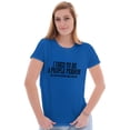 thumbnail image 4 of Used to be a People Person Antisocial Womens Slim Fit Graphic Tee Brisco Brands S, 4 of 5