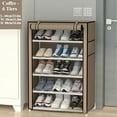 thumbnail image 3 of Multi-Tier Shoe Storage Organizer with Dustproof Cover - Closet Cabinet Shelf Shoe Shelf Storage Organizer - For Doorway, Corridor, Balcony, Living Room, 3 of 12