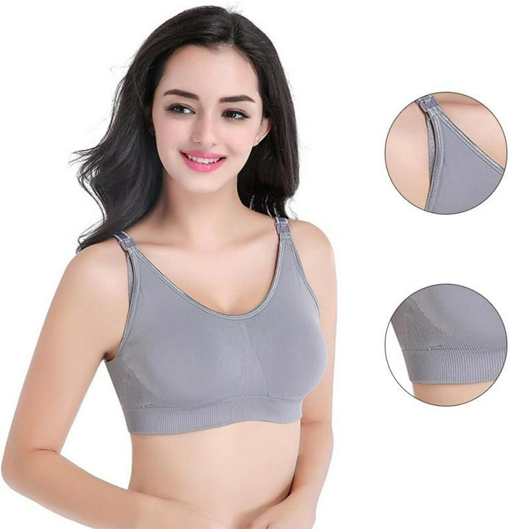 Most Comfortable Wireless Bras Nursing Most Comfortable Wireless Bra  Pregnant Women Underwear Maternity Breastfeeding Front Closure Most  Comfortable Wireless Brasier Lactancia Lingerie Dropshiping From Covde,  $9.11