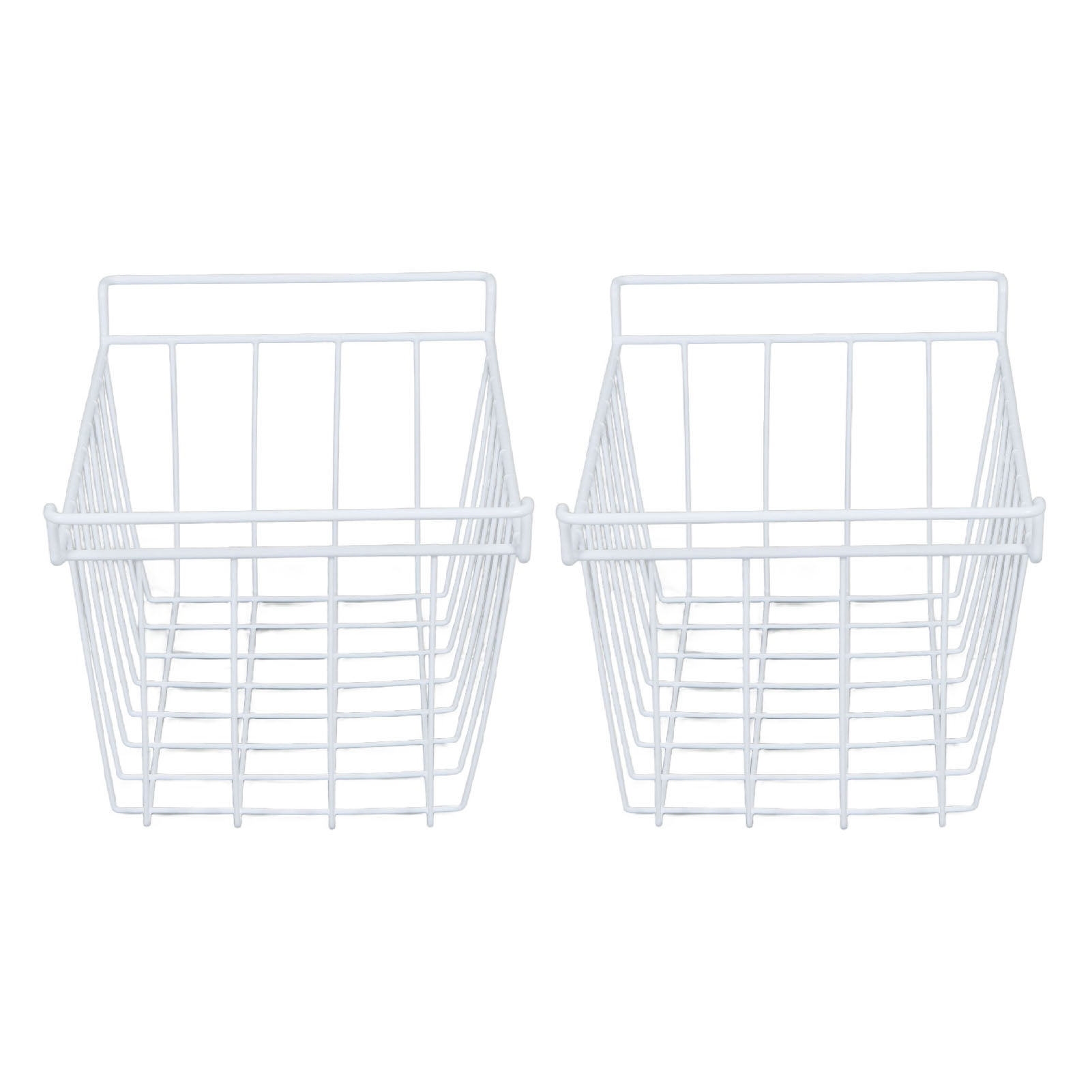 Freezer Wire Baskets, 2Pcs Metal Refrigerator Hanging Storage Rack