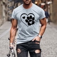 thumbnail image 4 of SDNall Hauts à Manches Longues Homme Col Rond Imprimé T-Shirt Manches Longues, 4 of 5