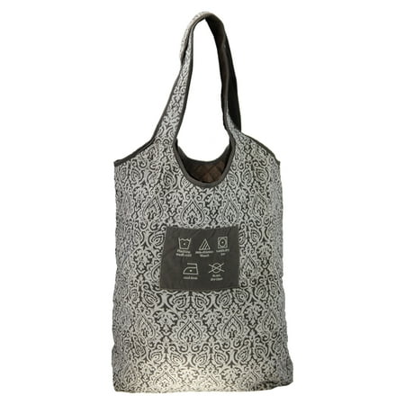 Oversized Quilted Cotton Laundry Tote Bag Fabric Shoulder Strap Handles 2 Loads - www.bagssaleusa.com