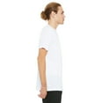 thumbnail image 3 of BELLA + CANVAS Men’s Jersey Tee, 100 Cotton, Short Sleeve Crew T-Shirt, White, Sizes S-4XL, 3 of 4