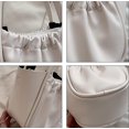 thumbnail image 4 of LinYooLi Sac à Main Doux pour Femmes Mode Panier Froncé Sac à Bandoulière Petit Sac Hobo Mignon, 4 of 5