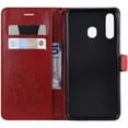 thumbnail image 4 of for Samsung Galaxy A30 Case, Galaxy A20 Case PU Leather Butterfly Embossing Flip Wallet Cover Fold Stand Smartphone Phone Case for Samsung Galaxy A30 / A20 Butterfly red KT, 4 of 12