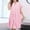 Pink, variant on Robes for Women Short Sleeve Knee Length Bathrobe Loungewear Soft Sleepwear Casual Ladies Nightgowns
