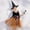 6-Orange, variant on YWDJ Baby Girl Party Dress Toddler Kids Halloween Girls Fashion Witch Sorceress Party Clothing Dress Hat Set Black 4-5T