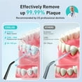 thumbnail image 3 of Irrigador bucal portátil COSLUS, recargable, de alta presión, con sistema de irrigación bucal para limpieza dental, IPX7, tanque de agua de 300 ml, ideal para el hogar y viajes., 3 of 6