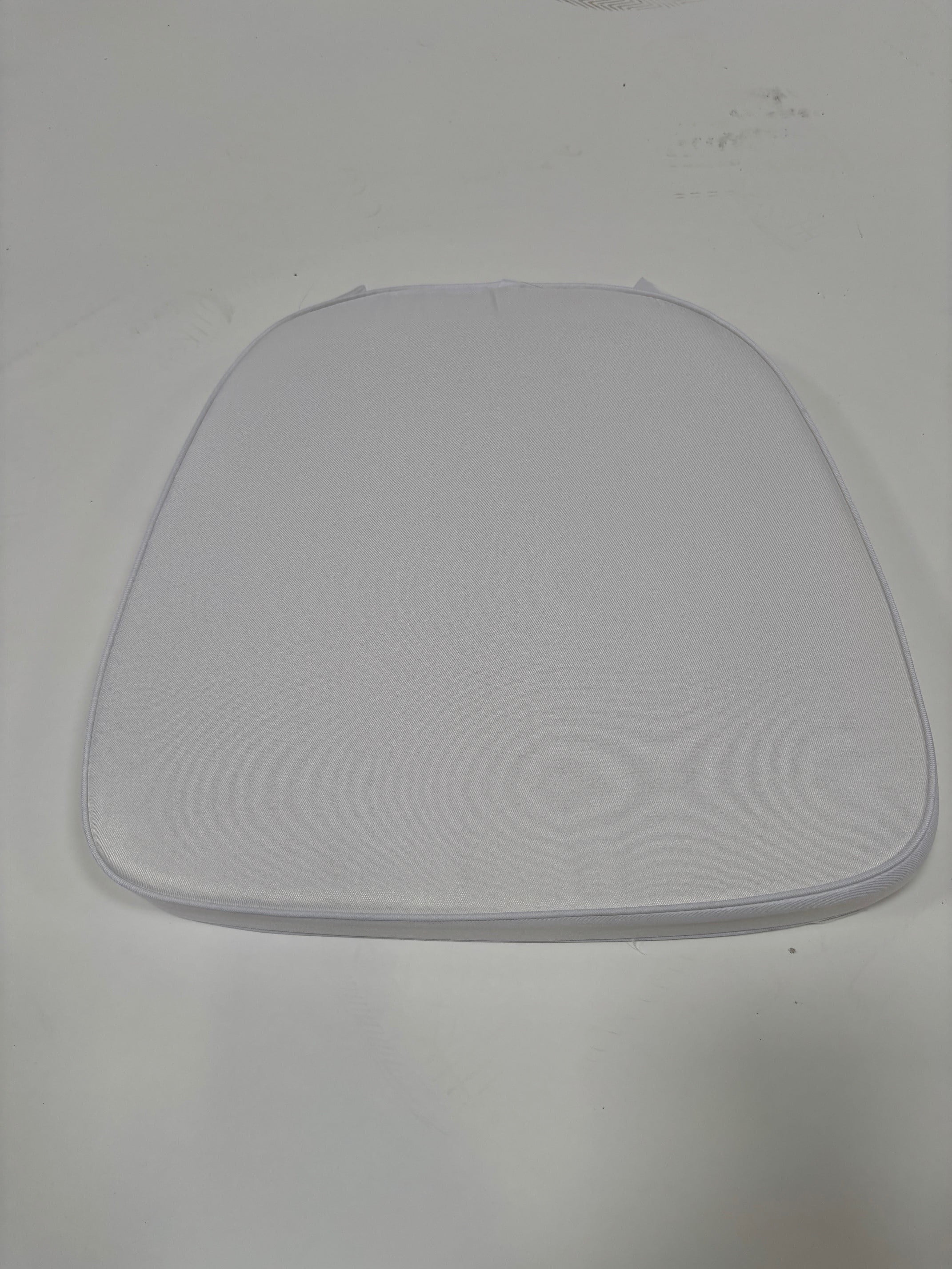 Chair Accessory - Seat Cushion for Chiavari with Velcro Straps - White