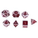 thumbnail image 5 of Juego de Dados Poliédricos Zulema Serie de 7 Dados para Juego de Rol D&D Rojo, 5 of 7