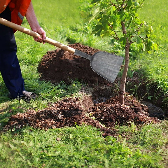 OFFIGAM Heavy Duty Steel Coal Shovel with Smooth for Fireplace and Home Use and
