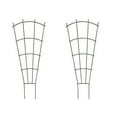 thumbnail image 2 of Clearance!Musol Plant Trellis,Trellis for Climbing Plants 2 Pack 40cm Plant Supports for Garden High Strong Metal Fan Trellis for Climbing Plants in Pots Indoor Black, 2 of 8